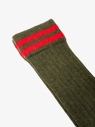 ECOALF | Socken MOUNTAIN  dark red | olive